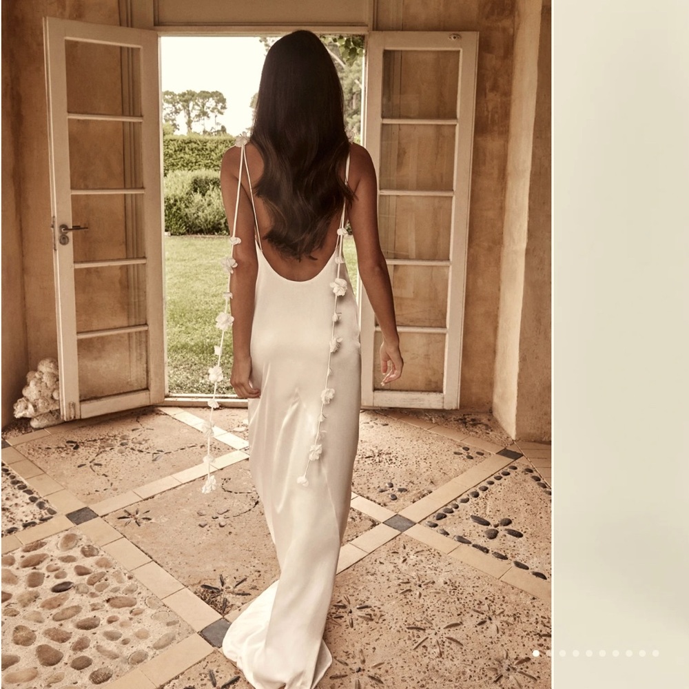 Meshki White Maxi Gown